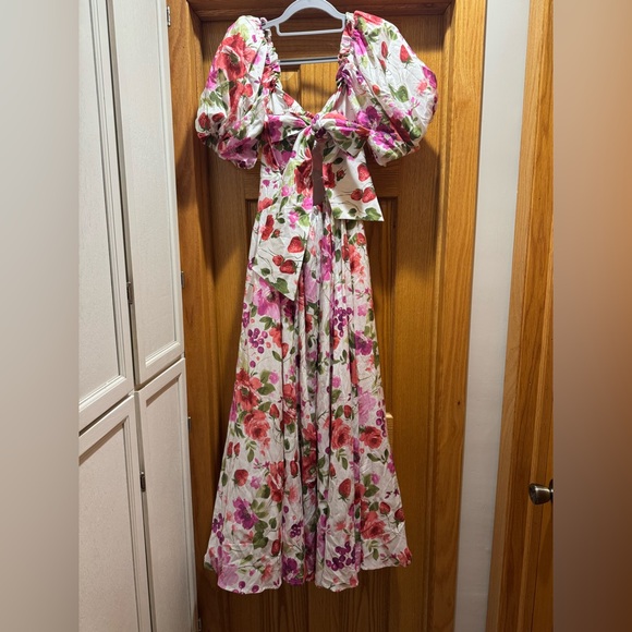 Abercrombie & Fitch Tie Back Maxi Dress - Picture 5 of 8